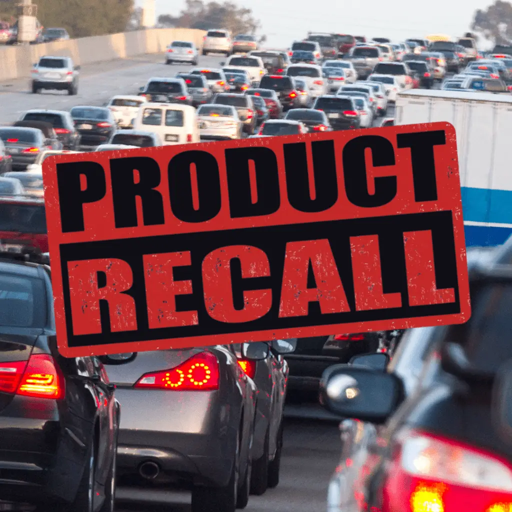 Vehicle Recalls as of September 2023